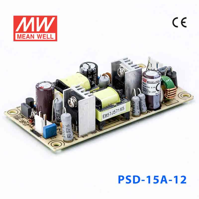 PSD-15A-12 PSD-15A-12 15W 9.2~18V 输入 12V 1.25A 单路输出PCB板明纬DC-DC变换电源