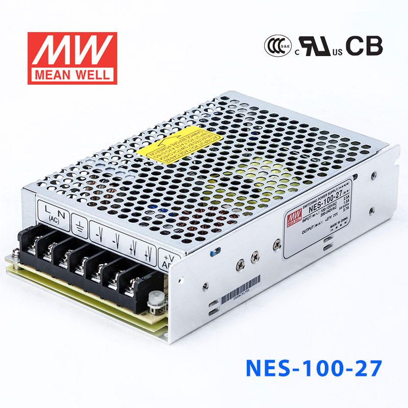 NES-100-27 NES-100-27 100W 27V3.7A 单路输出明纬开关电源(NE系列)