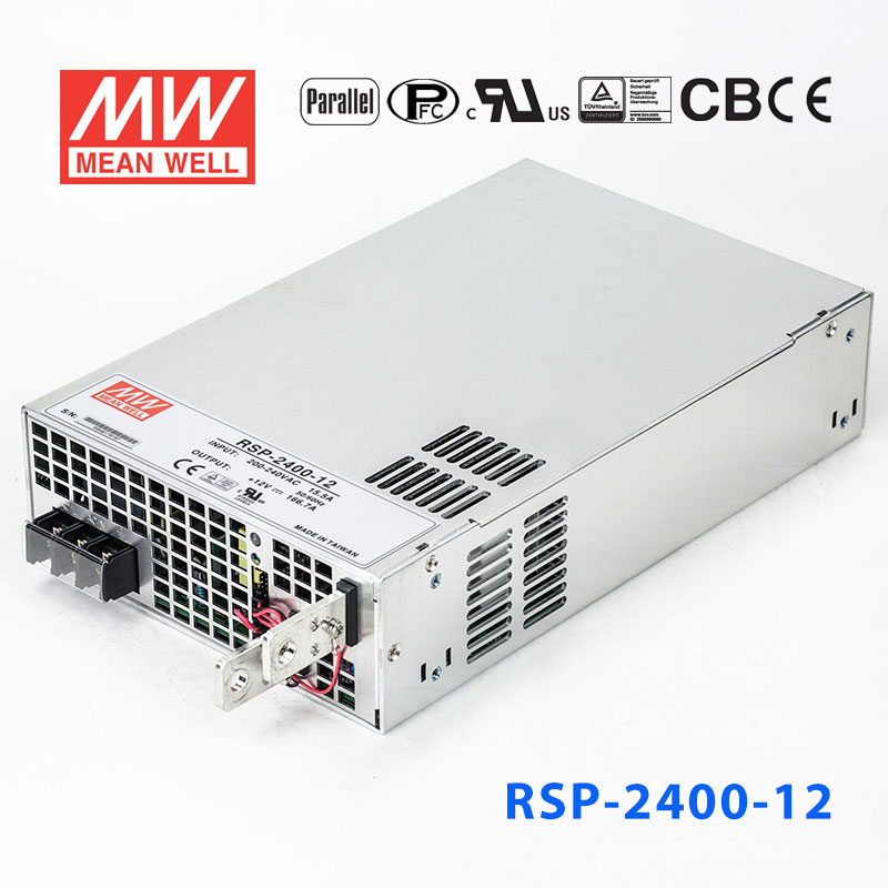 RSP-2400-12 RSP-2400-12 2400W 12V166.7A 单路输出带PFC可并联明纬开关电源