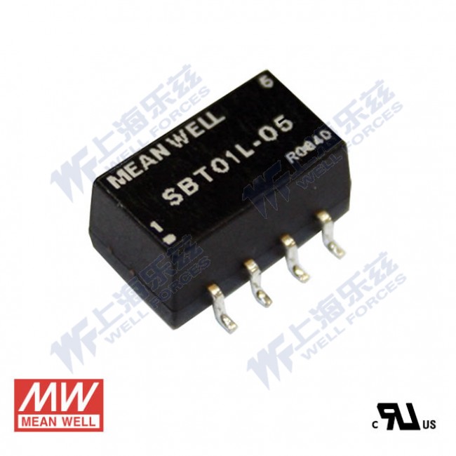 SBT01L-12 SBT01L-12 1W 5V-12V 非稳压单组输出明纬DC-DC转换模块电源