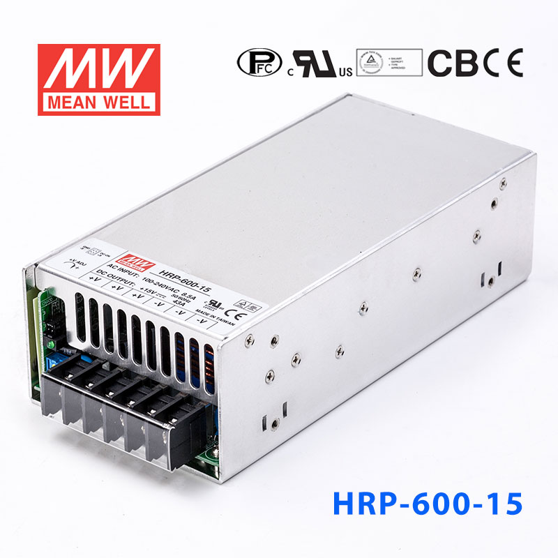 HRP-600-15 HRP-600-15 600W 15V43A 单路输出高性能内置有外壳明纬开关电源