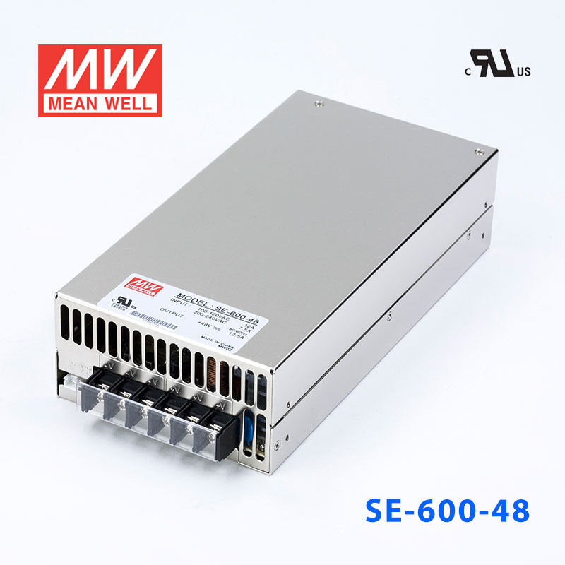 SE-600-48 SE-600-48 600W 48V12.5A 单路输出明纬电源(SE系列-内置有外壳)