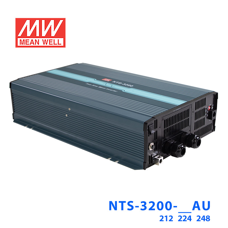 NTS-3200-212AU NTS-3200-212AU明纬12V320A输出纯正弦波DC-AC逆变器