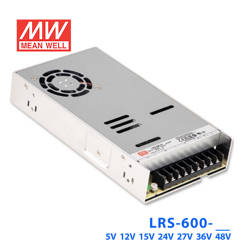 LRS-600-12 LRS-600-12明纬12V50A输出600W左右90~132V输入单组开关电源