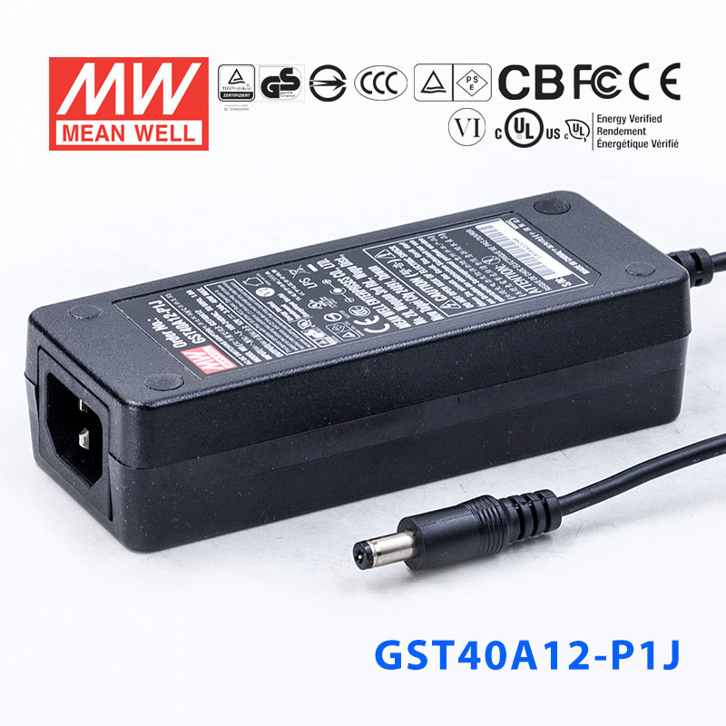 GST40A12-P1J GST40A12-P1J 40W 12V3.34A高效能低空载损耗绿色节能桌上型适配器