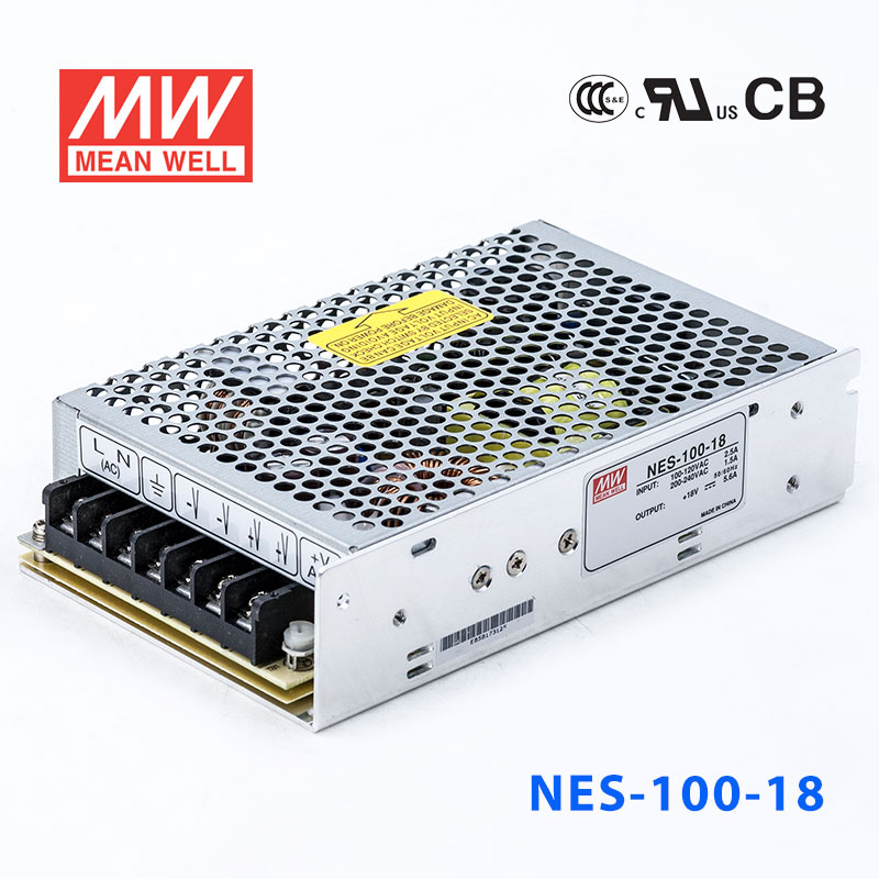 NES-100-18 NES-100-18 100W 18V5.6A 单路输出明纬开关电源(NE系列)