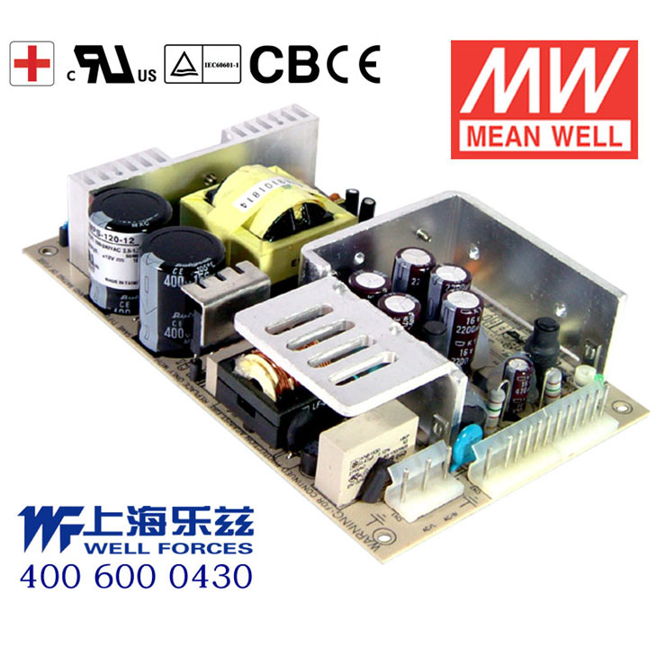 MPS-120-3.3 MPS-120-3.3 120W 3.3V24A输出微漏电带PFC医用无外壳明纬开关电源