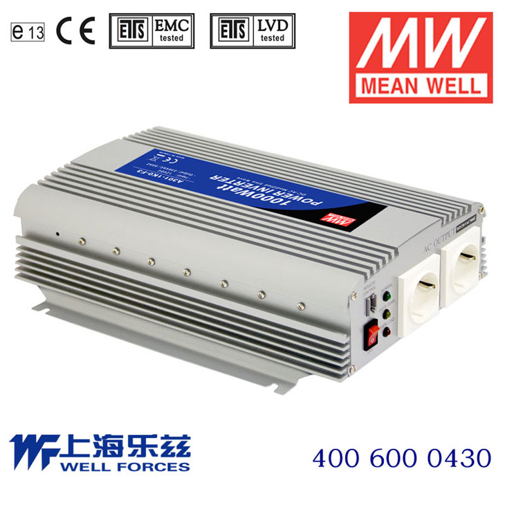 A302-1K0-B2 A302-1K0-B2 1000W 24VDC-110VAC 修正正弦波输出明纬车载逆变电源
