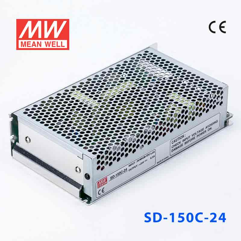 SD-150C-24 SD-150C-24 150W 36~72V 输入 24V 6.3A 输出有外壳明纬DC-DC转换电源