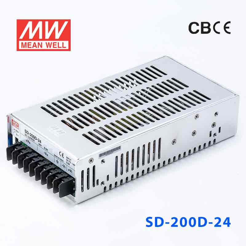 RSD-200D-24 RSD-200D-24 200W 57.6~154V 输入 24V 8.4A 输出铁道专用明纬DC-DC转换电源