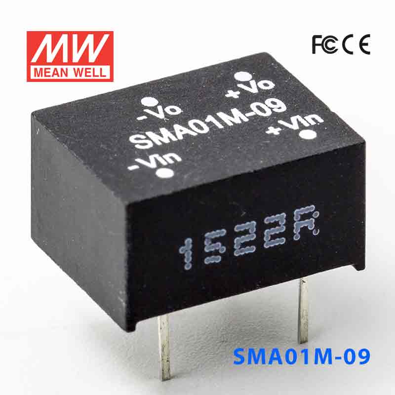 SMA01M-09 SMA01M-09 1W 12V-9V 非稳压单路输出明纬DC-DC转换模块电源