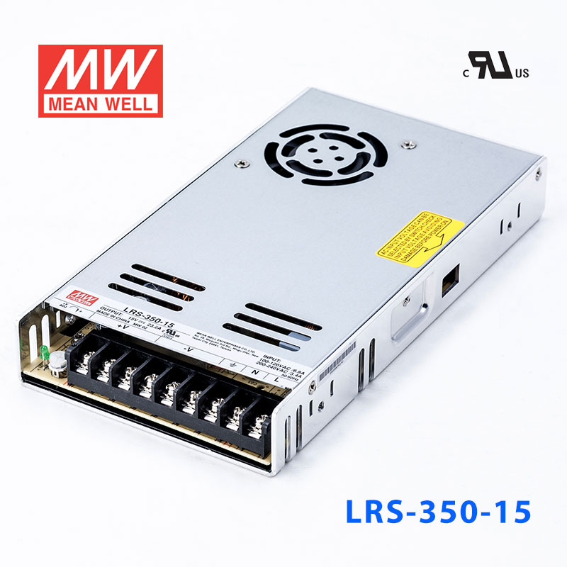 LRS-350-15 LRS-350-15 350W 15V23.2A输出（输入电压开关选择型)明纬超薄高性能开关电源