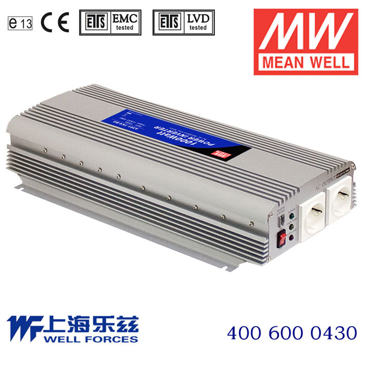 A302-1K7-B2 A302-1K7-B2 1500W 24VDC-110VAC 修正正弦波输出明纬车载逆变电源