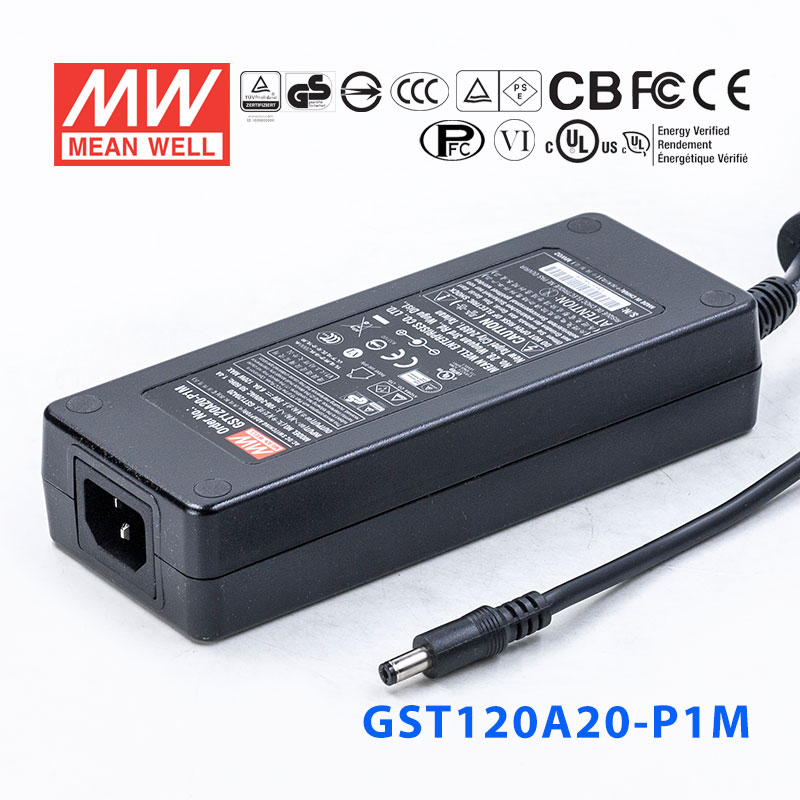 GST120A20-P1M GST120A20-P1M 120W 20V6A高效能低空载损耗绿色节能桌上型适配器