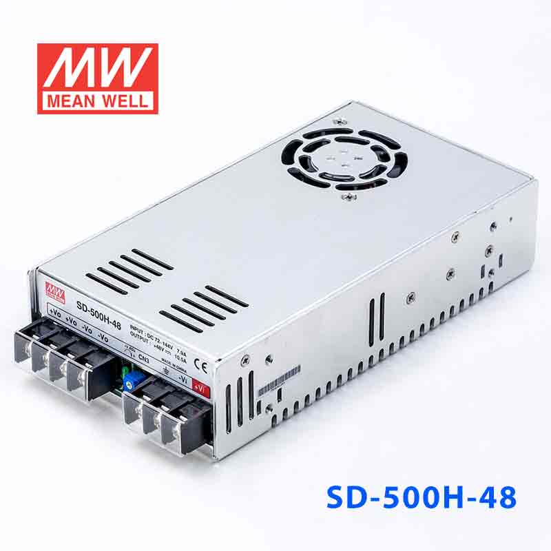 SD-500H-48 SD-500H-48 500W 72~144V 输入 48V 10.5A 输出有外壳明纬DC-DC转换电源