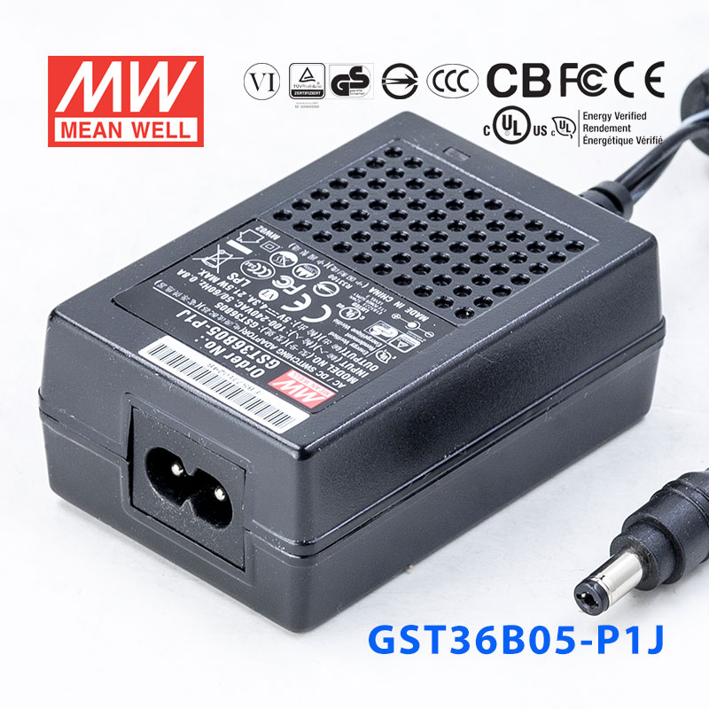 GST36B05-P1J GST36B05-P1J 21.5W 5V4A高效能低空载损耗绿色节能桌上型适配器