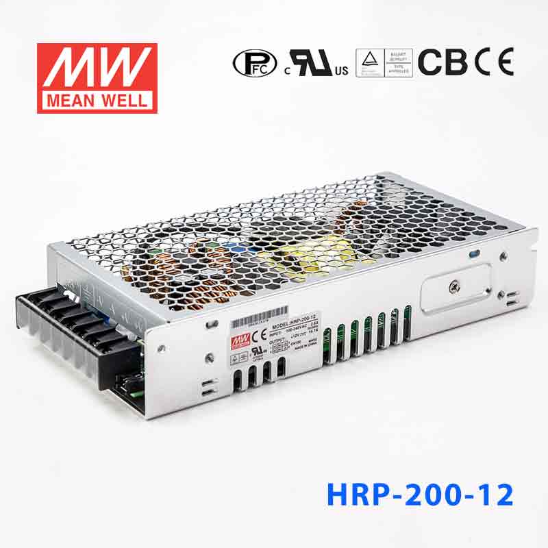 HRP-200-12 HRP-200-12 200W 12V16.7A 单路输出高性能内置有外壳明纬开关电源