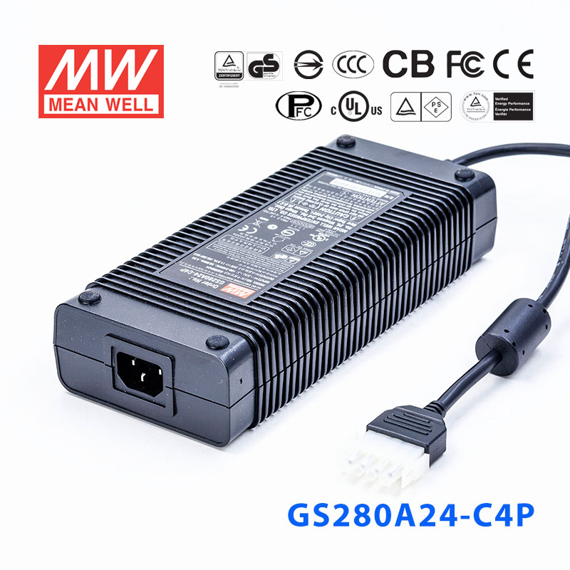 GS280A24-C4P GS280A24-C4P 280W 24V11.67A 输出绿色能源明纬电源适配器(三线插口)