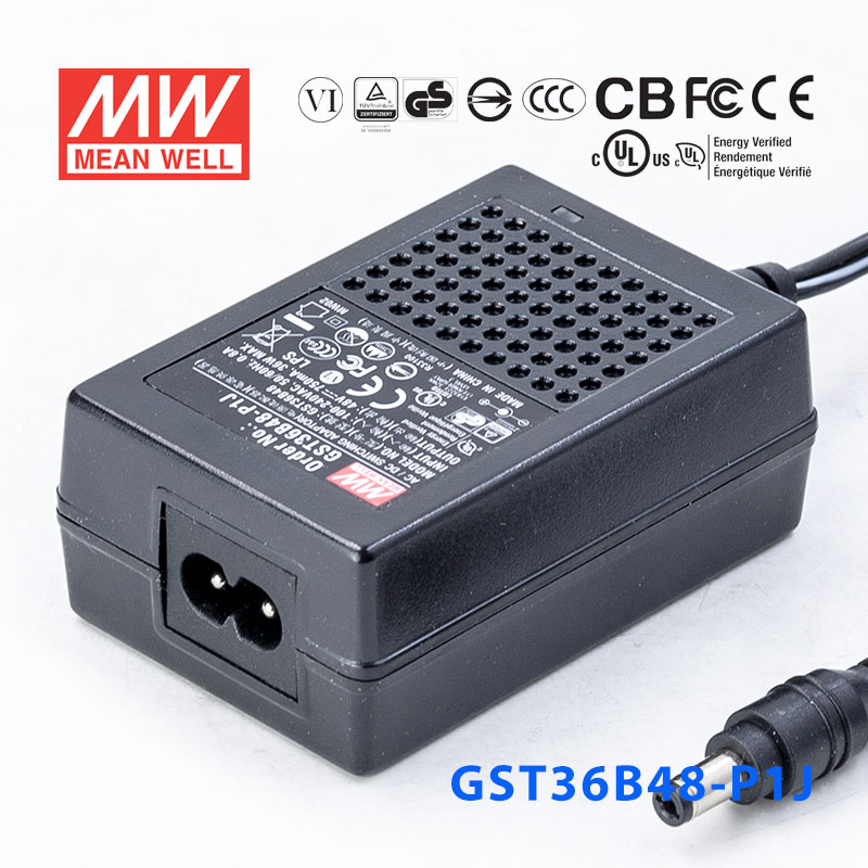 GST36B48-P1J GST36B48-P1J 36W 48V0.75A高效能低空载损耗绿色节能桌上型适配器