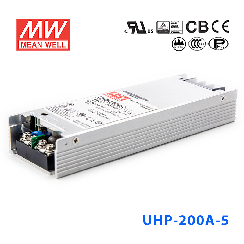 UHP-200A-4.5 UHP-200A-4.5 4.5V 40A输出明纬超薄高效能显示屏电源
