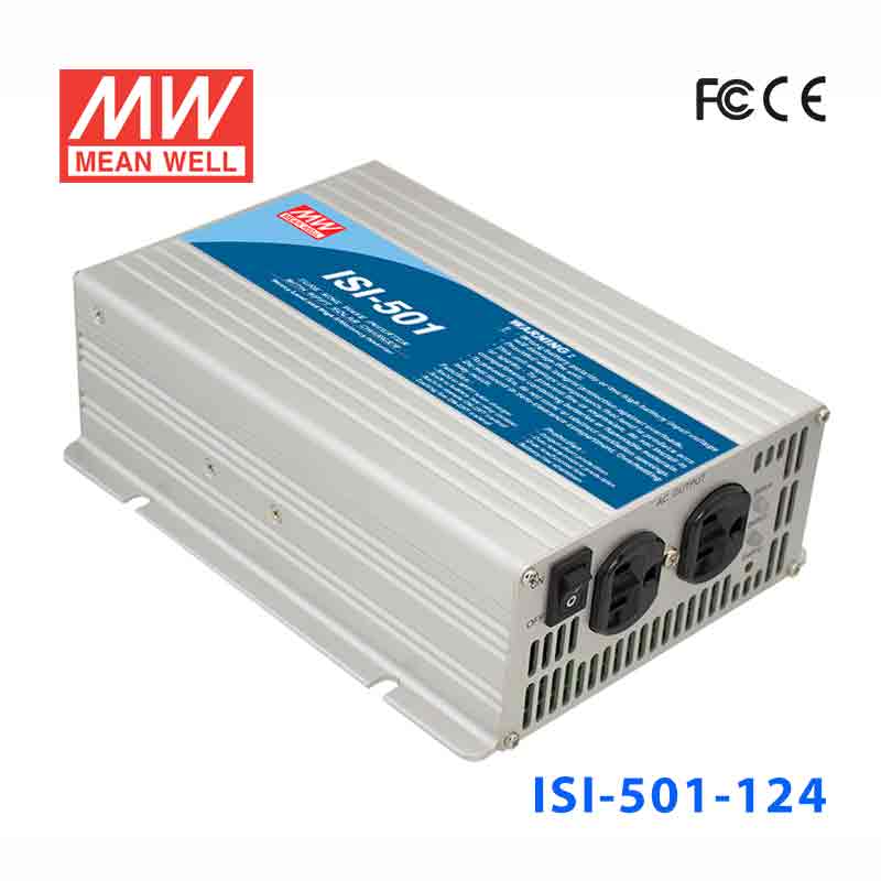 ISI-501-124A ISI-501-124A 500W 24VDC-110VAC带MPPT太阳能充电纯正弦波输出逆变电源