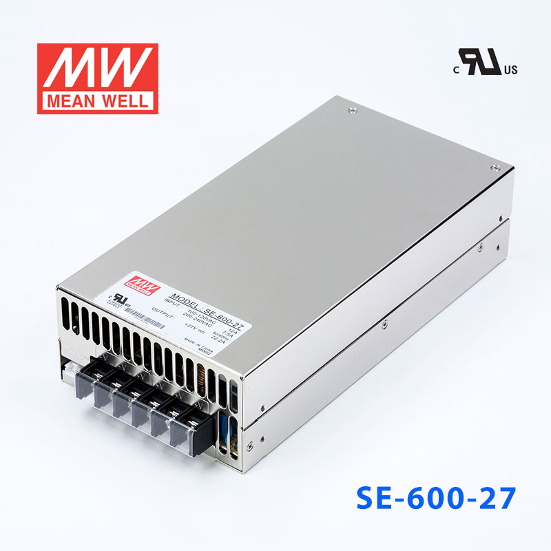 SE-600-27 SE-600-27 600W 27V22.2A 单路输出明纬电源(SE系列-内置有外壳)