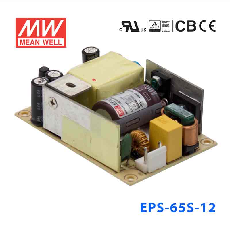 EPS-65S-12 EPS-65S-12 65W 12V5.42A 单路输出裸板高效低空载损耗明纬开关电源