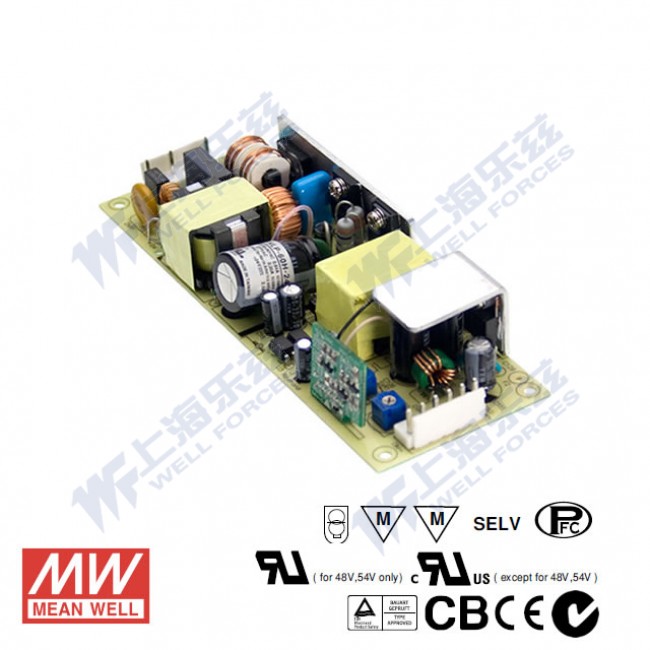 HLP-60H-20 HLP-60H-20 60W 20V 3A 恒压+恒流PFC明纬PCB板型三合一调光LED电源(恒压值恒流值可设定)