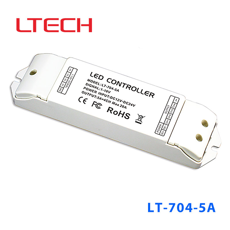 LT-704-5A LT-704-5A 4路 恒压0-10V、1-10V调光驱动器