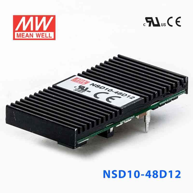 NSD10-48D12 NSD10-48D12 10W 22~72V 输入 ±12V 稳压双路输出板上型明纬DC-DC变换电源
