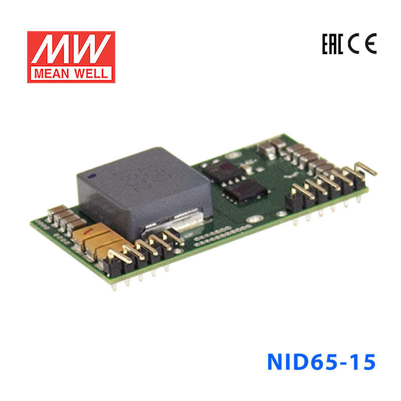 NID65-15 NID65-15台湾明纬15V 0~4.3A 65W左右非绝缘型单组输出变换器