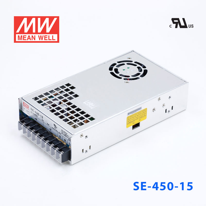 SE-450-15 SE-450-15 450W 15V30A 单路输出明纬电源(SE系列-内置有外壳)