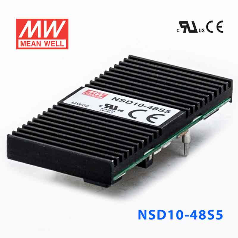 NSD10-48S5 NSD10-48S5 10W 22~72V 输入 5V 稳压输出板上安装型明纬DC-DC变换电源