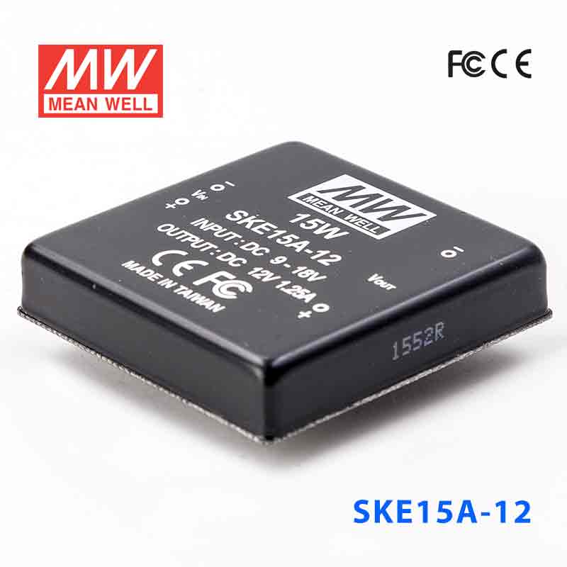 SKE15A-12 SKE15A-12 15W 9~18V 输入 12V 单路输出明纬DC-DC转换模块电源