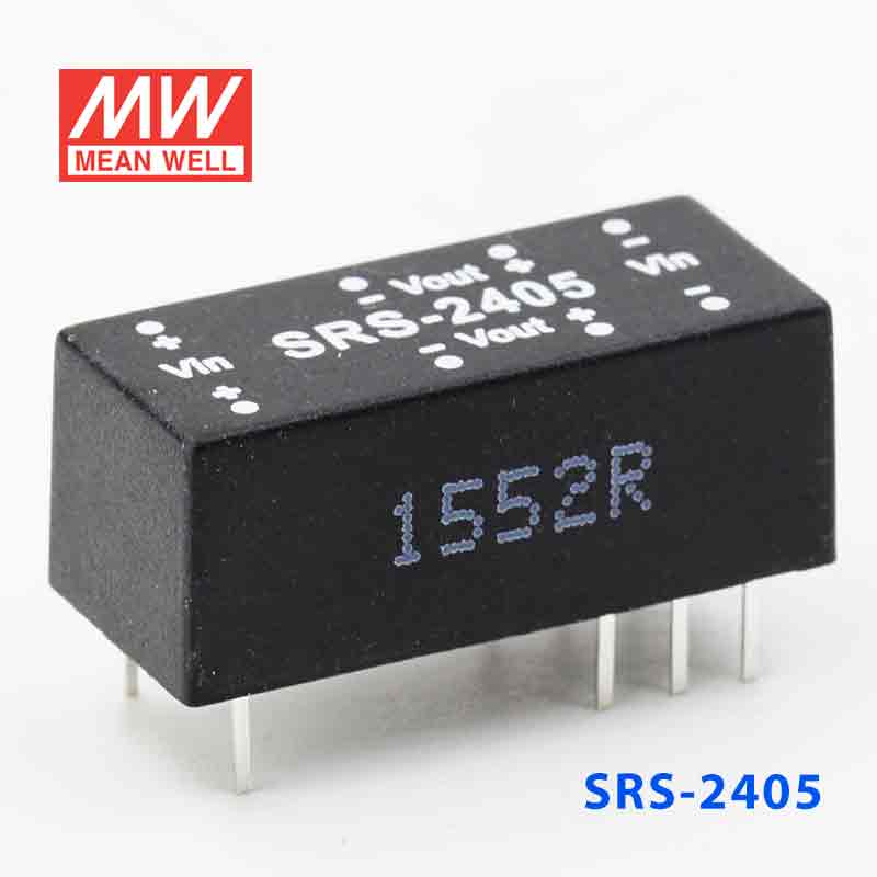 SRS-2405 SRS-2405 0.5W 24V-5V 稳压单组输出明纬DC-DC转换模块电源