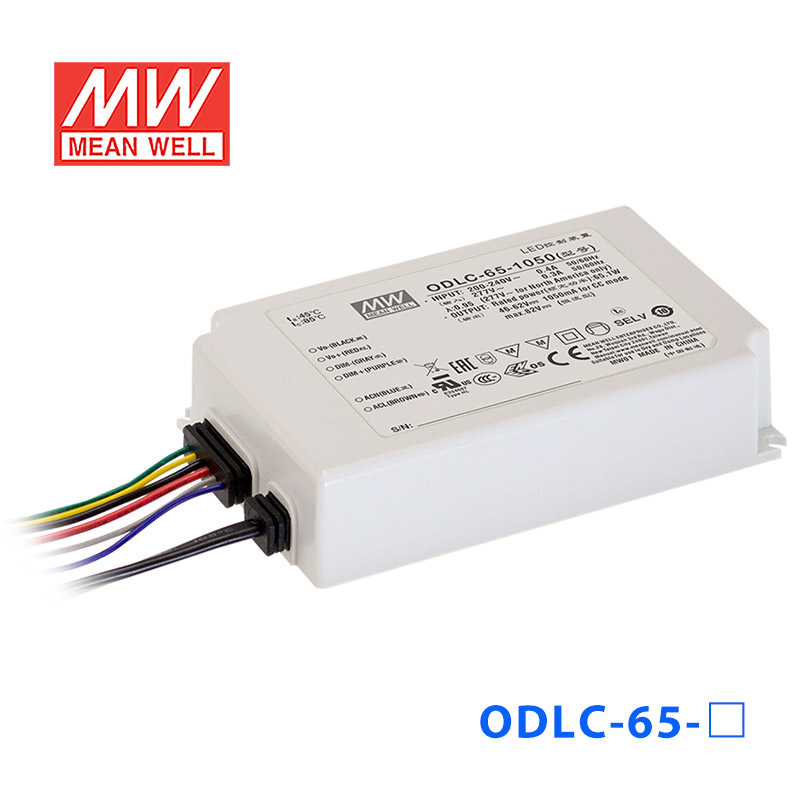 ODLC-65-700 ODLC-65-700台湾明纬65.1W 180~295V输入700mA输出二合一调光电源