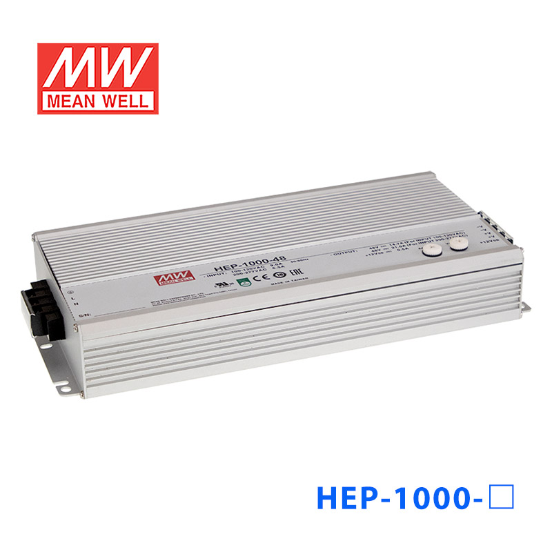 HEP-1000-24 HEP-1000-24明纬1008W 90~305V输入 24V42A输出恒功率模式LED电源