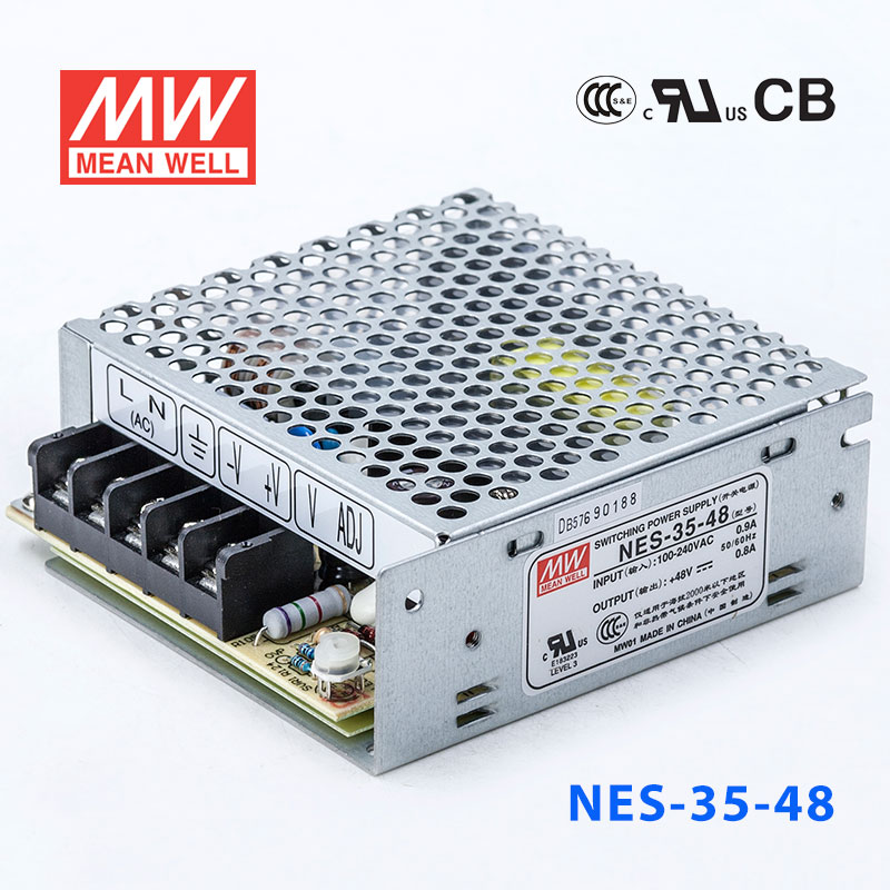 NES-35-48 NES-35-48 35W 48V0.8A 单路输出CCC认证明纬开关电源(NE系列)
