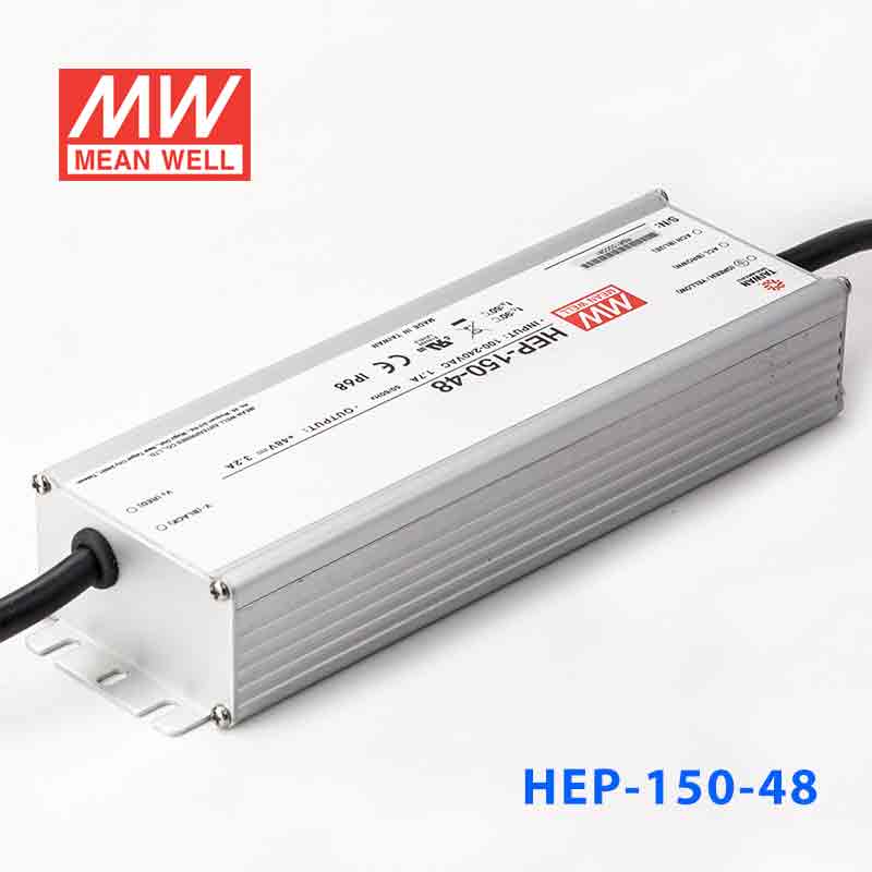HEP-150-54A HEP-150-54A 150W 54V 2.8A 无风扇全密封IP65防护输出电压/电流可调高效率明纬电源