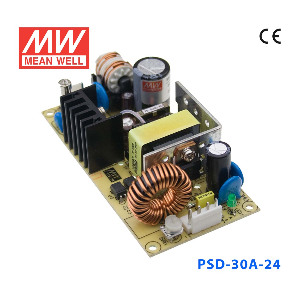 PSD-30A-24 PSD-30A-24 30W 9~18V 输入 24V 1.25A 单路输出PCB板明纬DC-DC变换电源