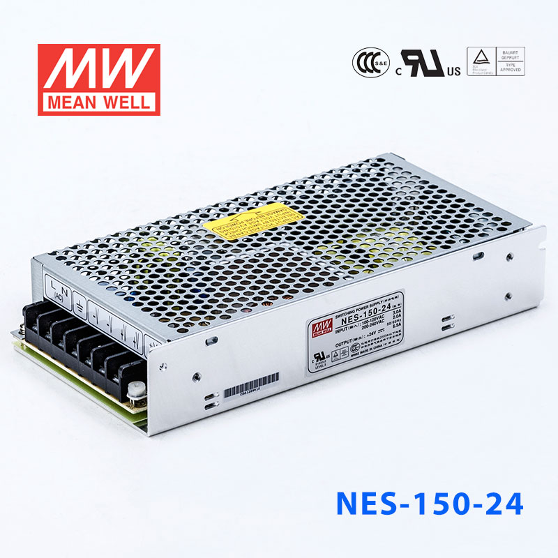 NES-150-24 NES-150-24 150W 24V6.5A 单路输出CCC认证明纬开关电源(NE系列)