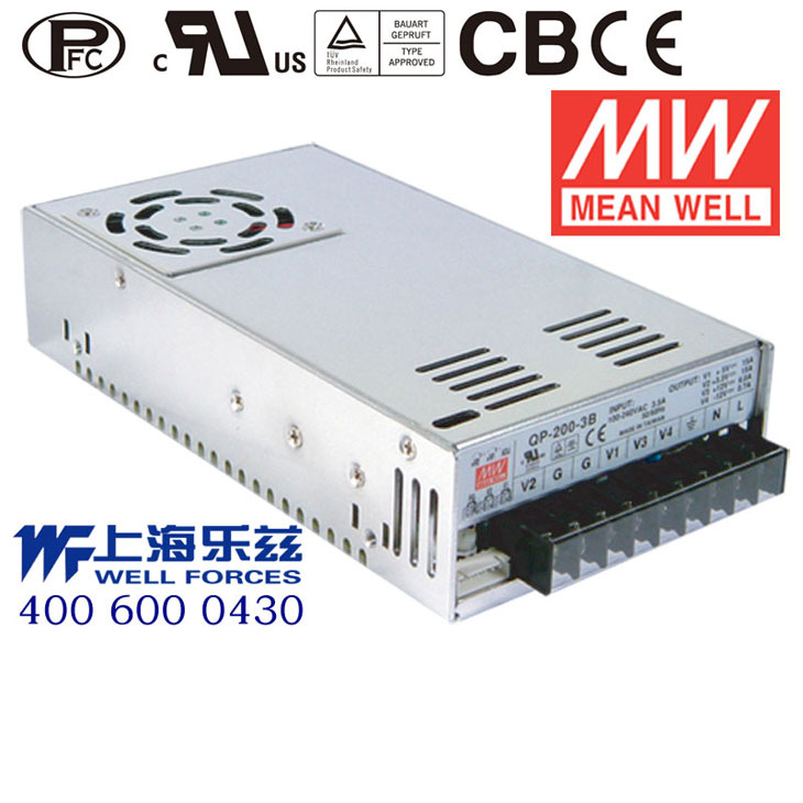 QP-200-3A QP-200-3A 200W +5V 20A +3.3V 20A +12V 8A -5V 1A 四路输出PFC电源