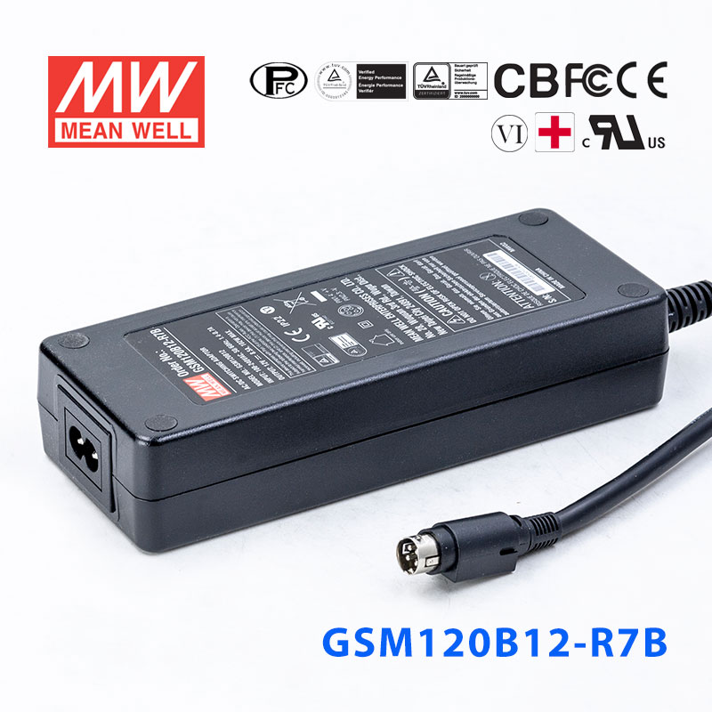 GSM120B12-R7B GSM120B12-R7B 102W 12V8.5A输出明纬高能效医疗型外置桌面型电源适配器