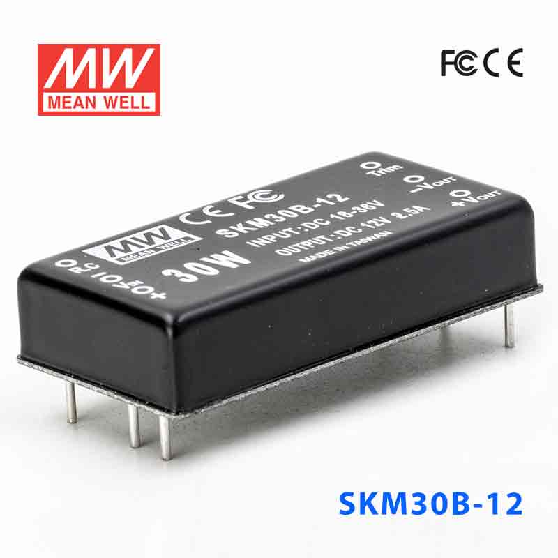 SKM30B-12 SKM30B-12 30W 18~36V 输入 12V 2.5A 单路稳压输出明纬DC-DC转换模块电源