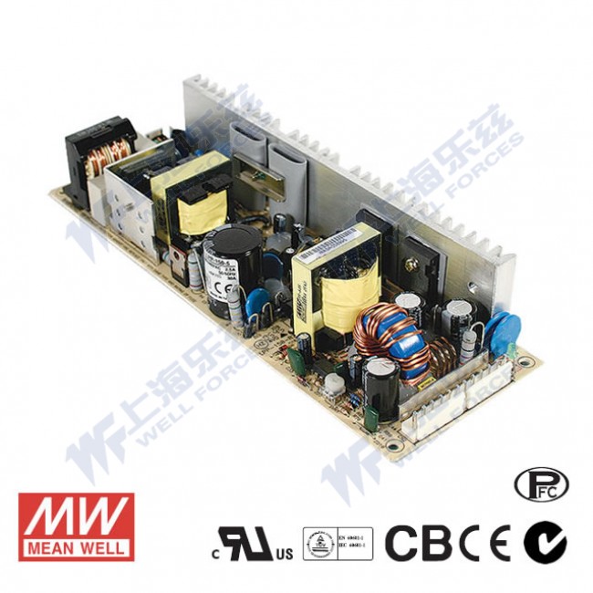 LPP-150-5 LPP-150-5 150W 5V 30A 单路输出带PFC功能无外壳窄条PCB板明纬开关电源