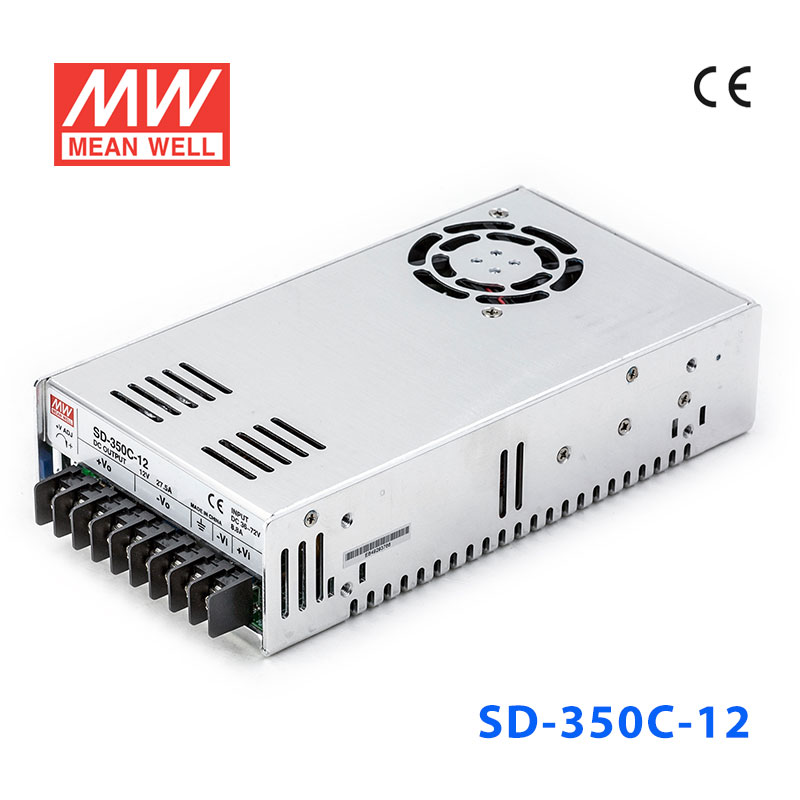 SD-350C-12 SD-350C-12 350W 36~72V 输入 12V 27.5A 输出有外壳明纬DC-DC转换电源