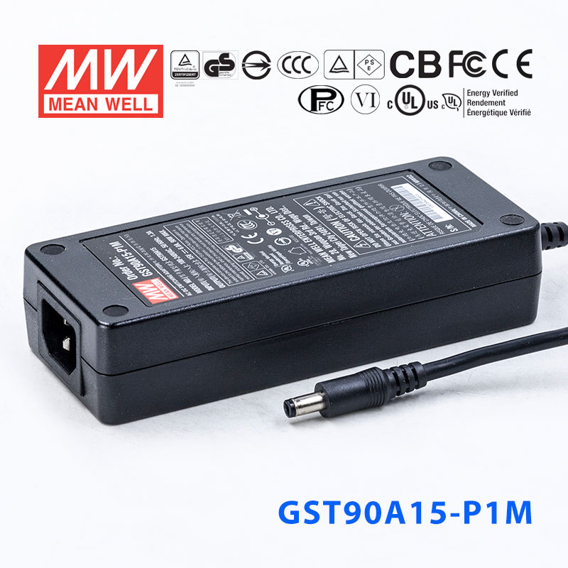 GST90A15-P1M Mean Well GST90A15-P1M Supply 90W 15V 6A