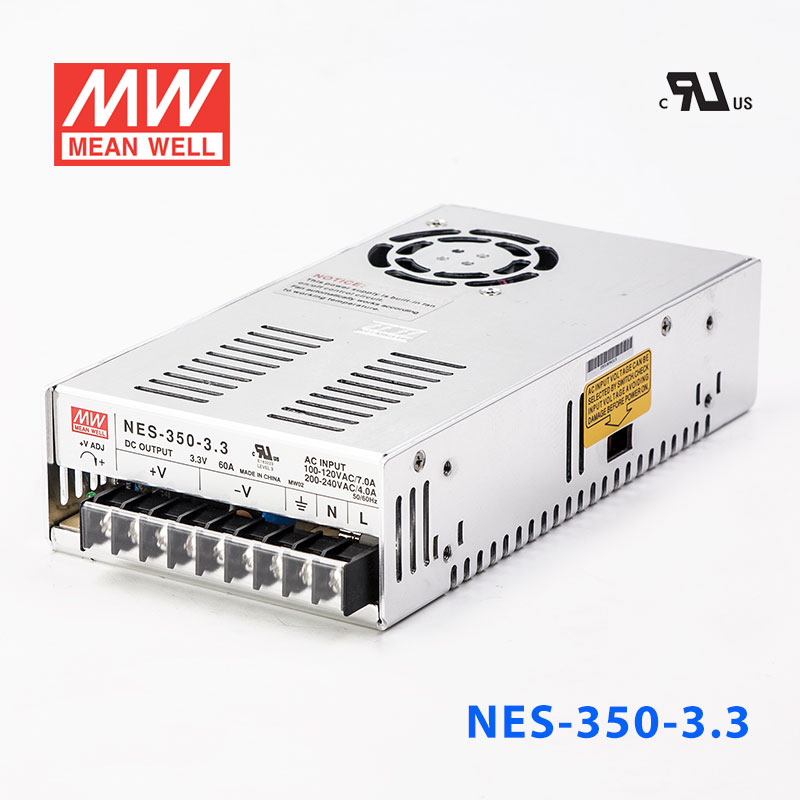 NES-350-3.3 NES-350-3.3 350W 3.3V60A 单路输出经济型明纬开关电源(NE系列)