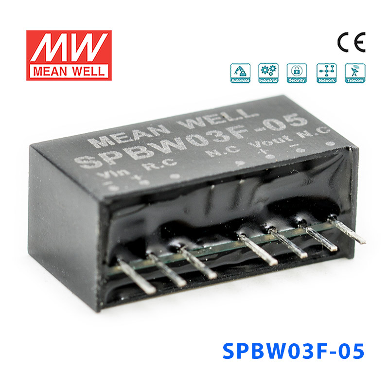 SPBW03F-03 SPBW03F-03 3W 9~36V 转 3.3V 0.7A 稳压单路输出DC-DC模块电源