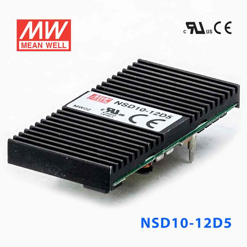 NSD10-12D5 NSD10-12D5 10W 9.8~36V 输入 ±5V 稳压双路输出板上型明纬DC-DC变换电源